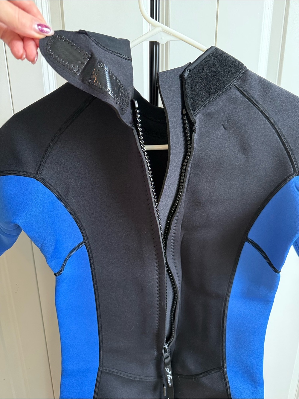 NWT Hevto Guardian Shorty Wetsuit Size XS Blue - Picture 6 of 8